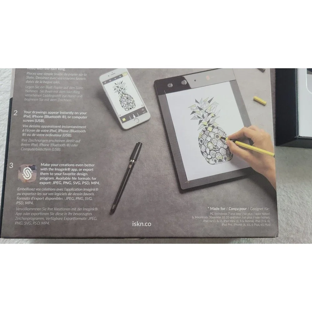 iskn The Slate Pen Paper Lovers Drawing Artist Digital Drawing Tablet Tested